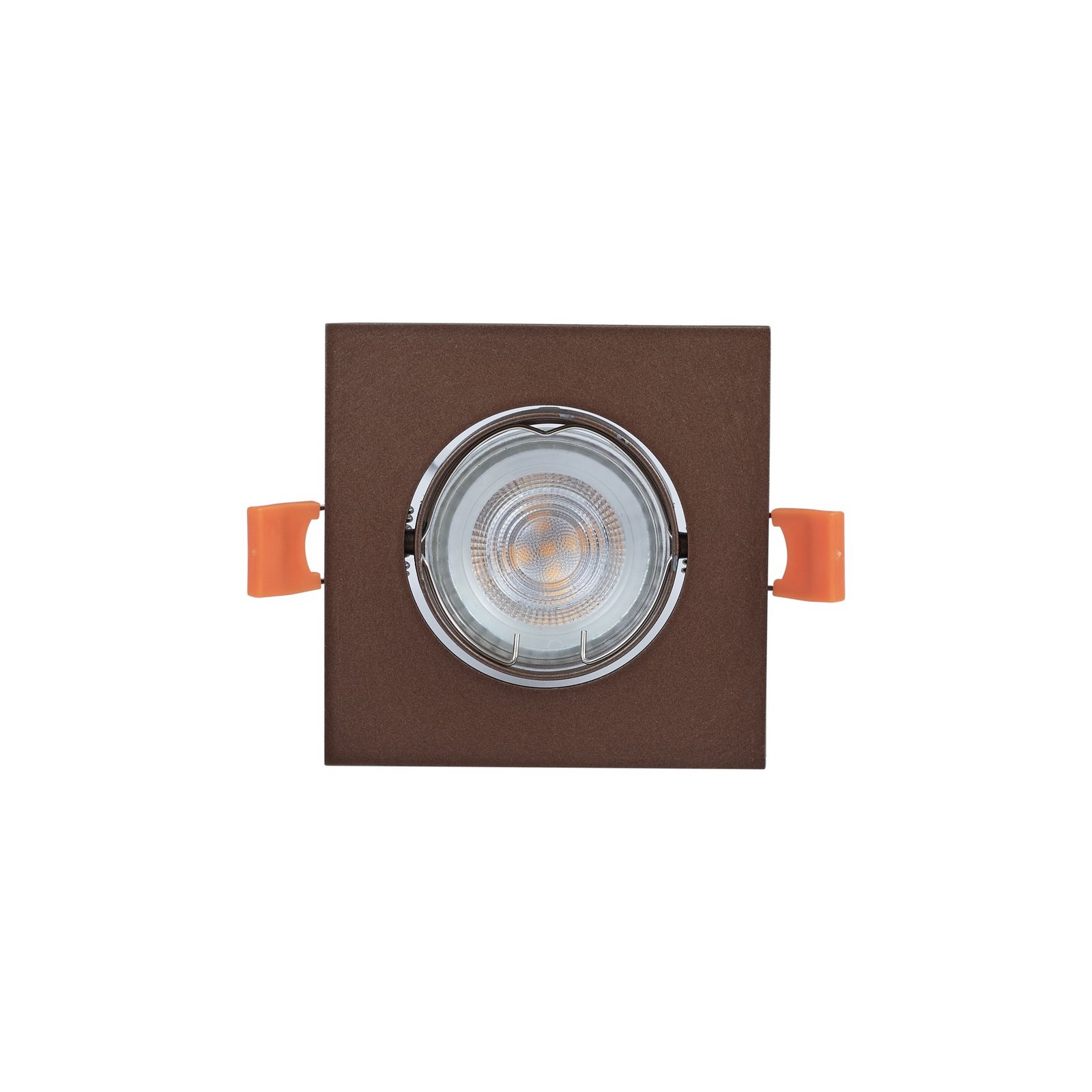 Ugradbena svjetiljka Fibur, mat bronca, 9 cm, GU10 - Prios