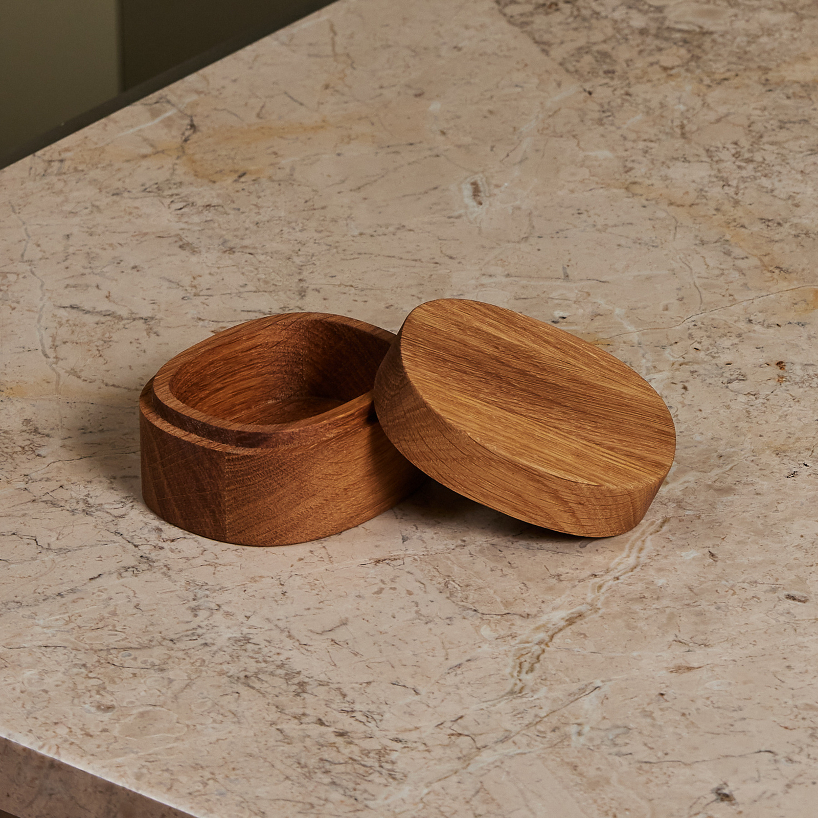 Superellipse Schachtel, Länge 10 cm, FSC Eiche - Piet Hein