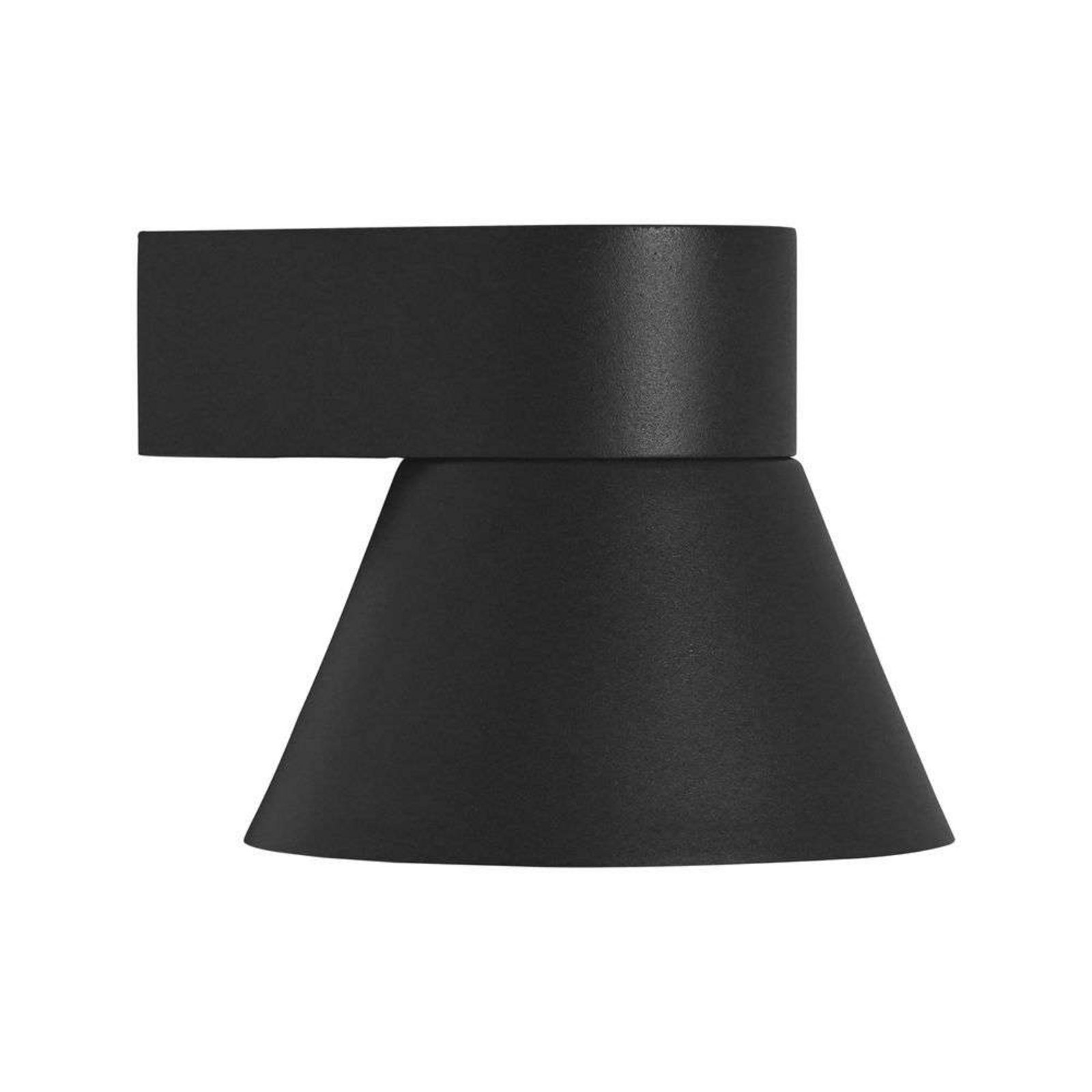 Kyklop Cone Utomhus Vägglampa Black - Nordlux