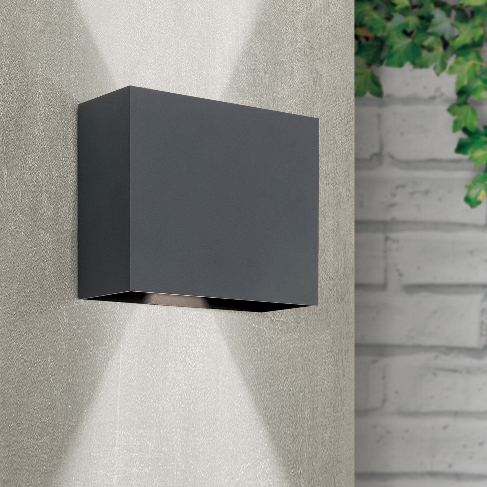 Akzent LED outdoor wall light, adjustable