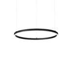 Lámpara colgante LED Ideal Lux Oracle Slim Ø 50 cm negro 3000 K