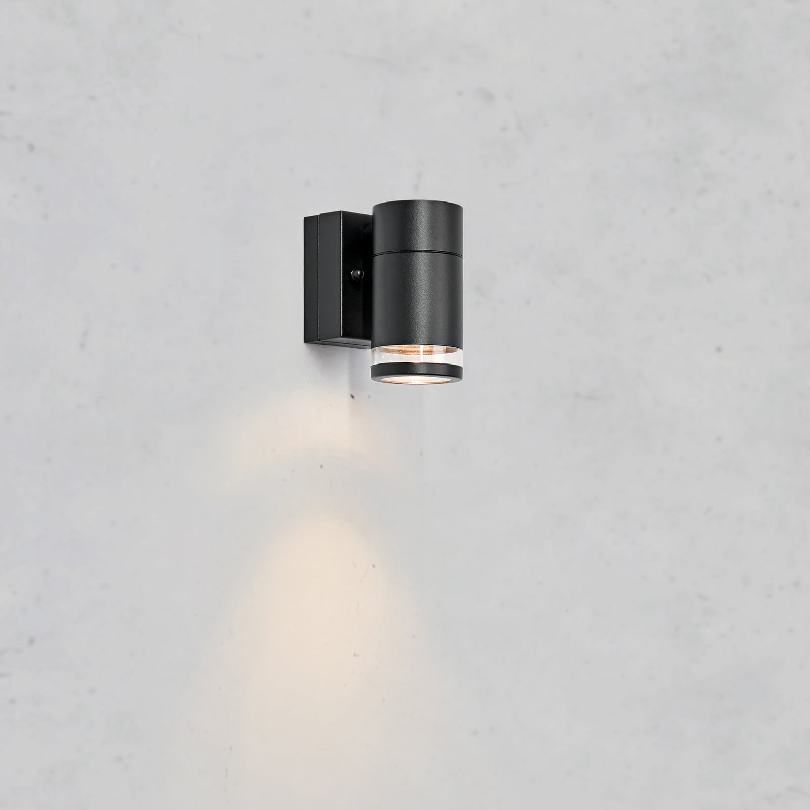 Luno LED-utomhusvägglampa, svart, 1 lampa, IP65, dimbar. Markslöjd - Skandinavisk - Aluminium - Med en ljuskälla