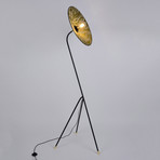 MARKET SET Gatsby floor lamp, lampshade with decor