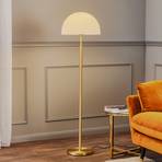 Rothfels Laurena LED floor lamp glass, brass
