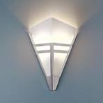 Lámpara de pared Art Deco de 1980, metal cromado