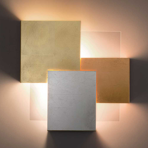 LED-Wandleuchte Gustav 8060/A05 gold/silber/kupfer