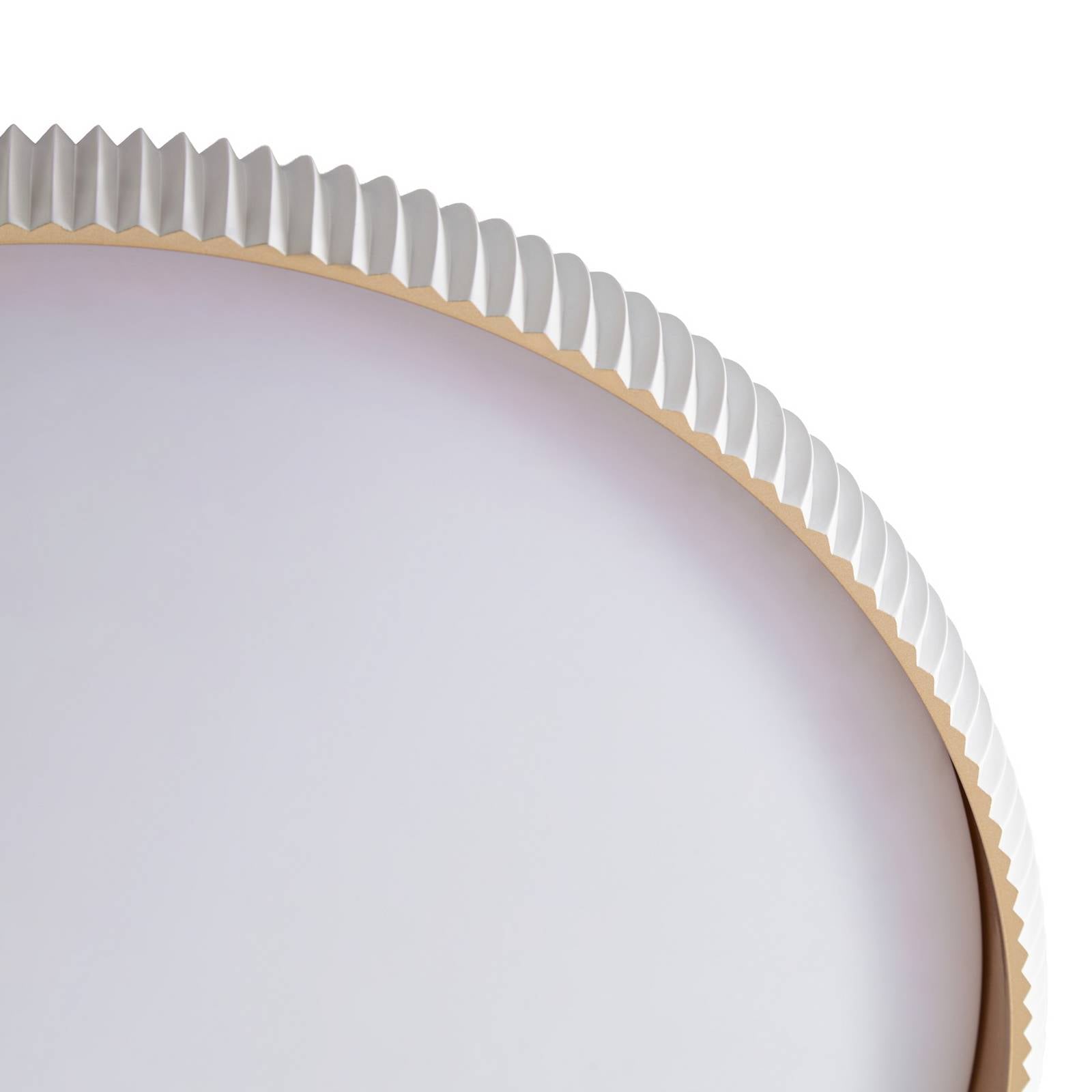 Lampa sufitowa LED Lindby Jovian, biała, Ø 40 cm, CCT, ściemniana