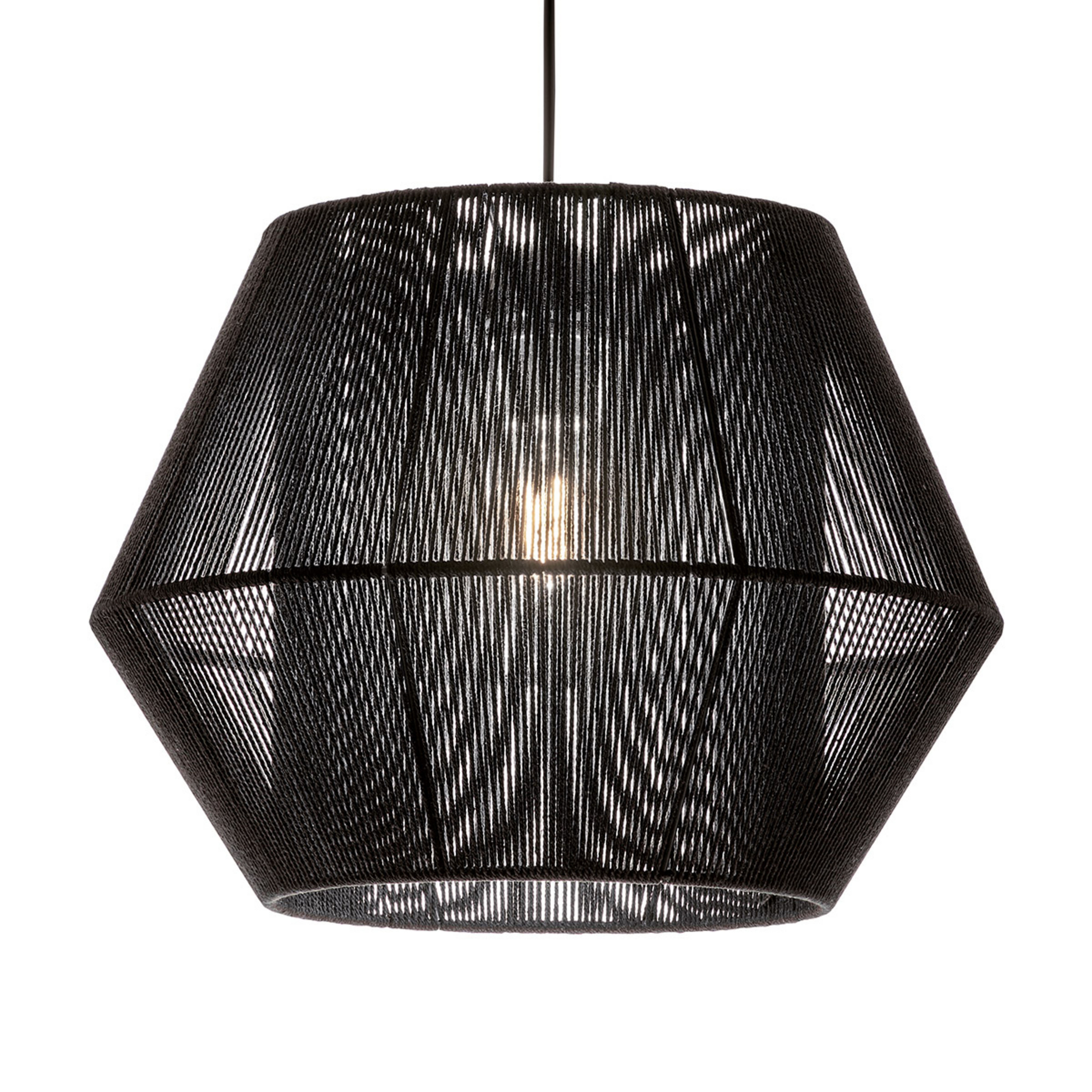 Zara hanging light in black
