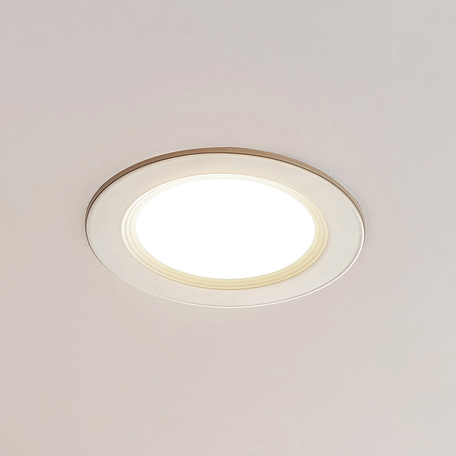 ELC Pan LED-inbyggnadspanel rund 3 000 K Ø 17,2 cm