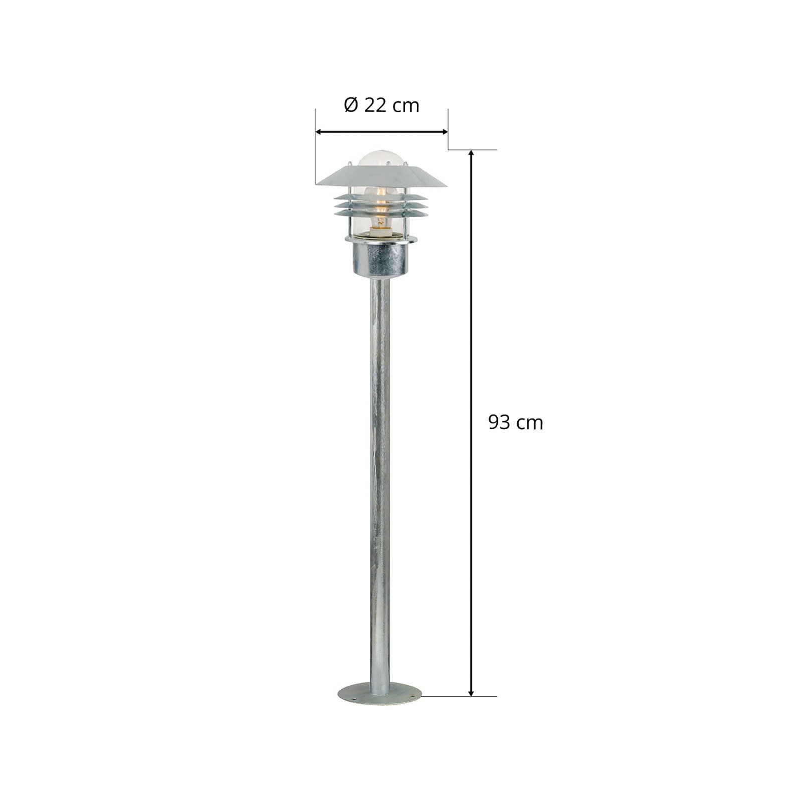 Vejers Tuinlamp Galvanised - Nordlux