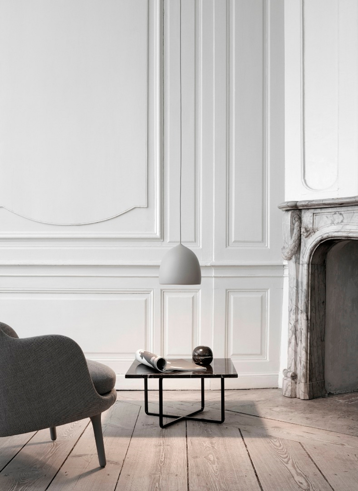 Suspence P1 Pendant Matte Grey - Fritz Hansen