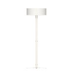 OKOLO álló lámpa, fehér, 145 cm, fém/textil, E27-LED – GRUPA