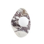 Mavi wall light, height 31 cm, G9, marble, glass – NOLA