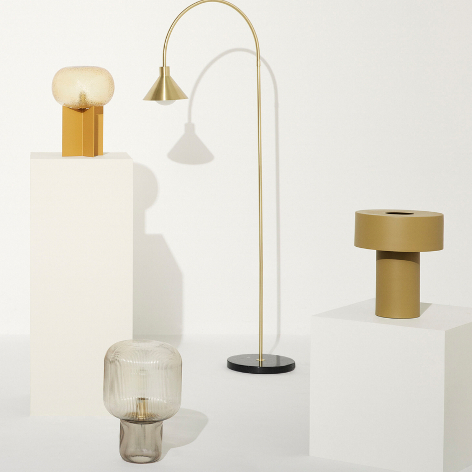 Aki Lampe de Table Khaki - Hübsch
