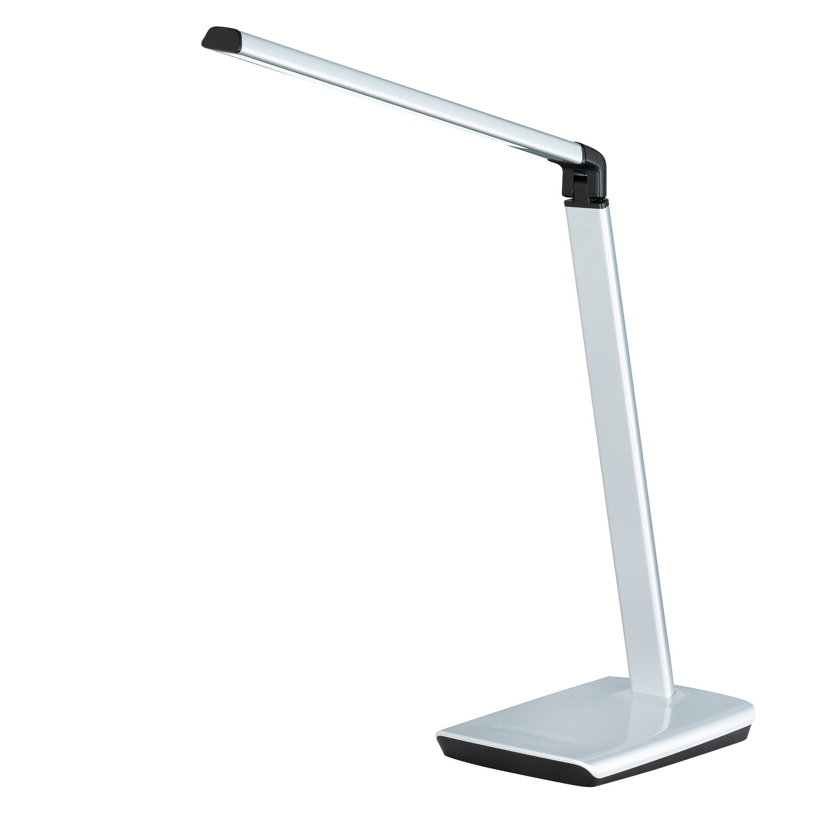 LED stolní lampa Bright, stmívatelná, CCT stříbrná