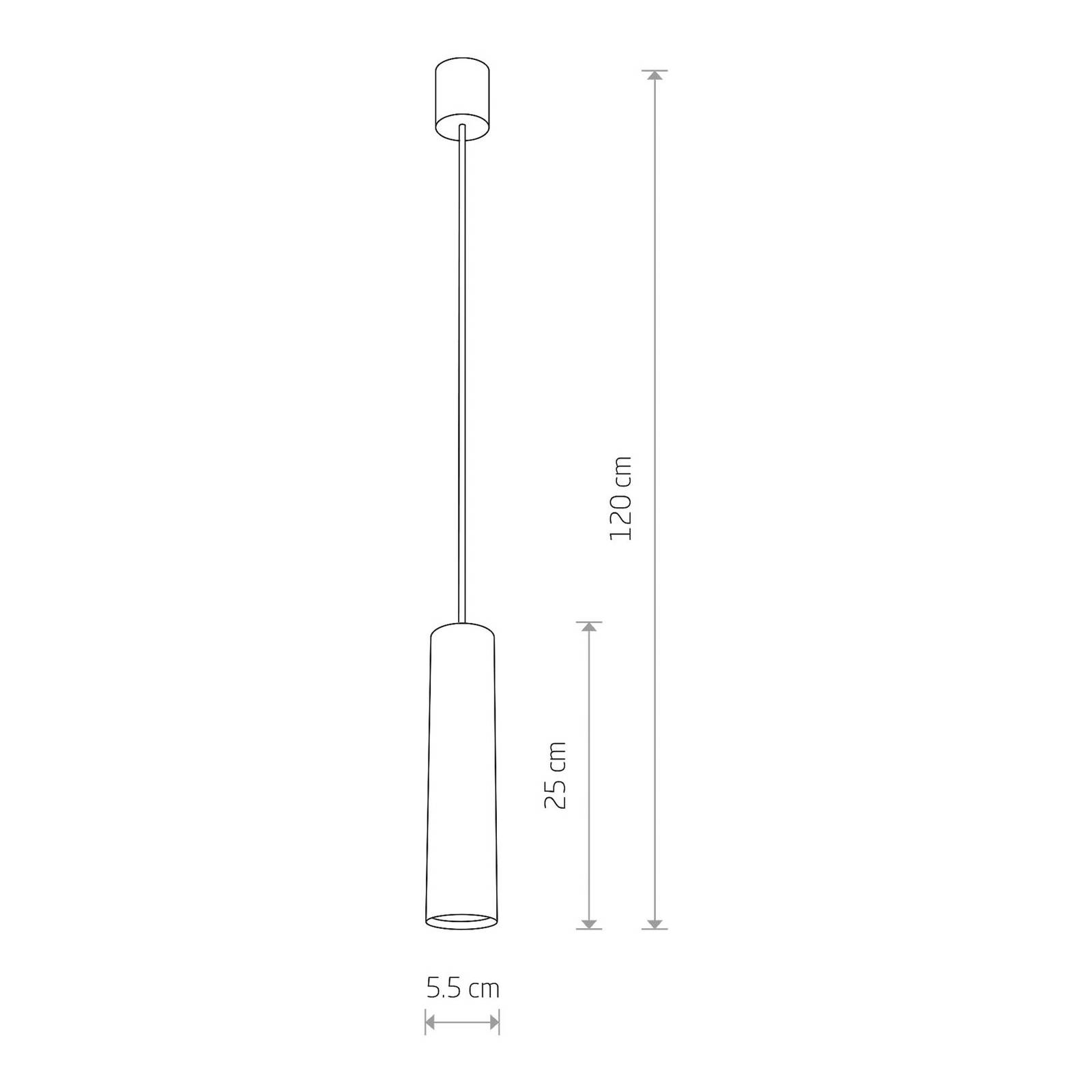 Nowodvorski Lighting Hänglampa Eye 1 lampa mässing skärmhöjd 25 cm