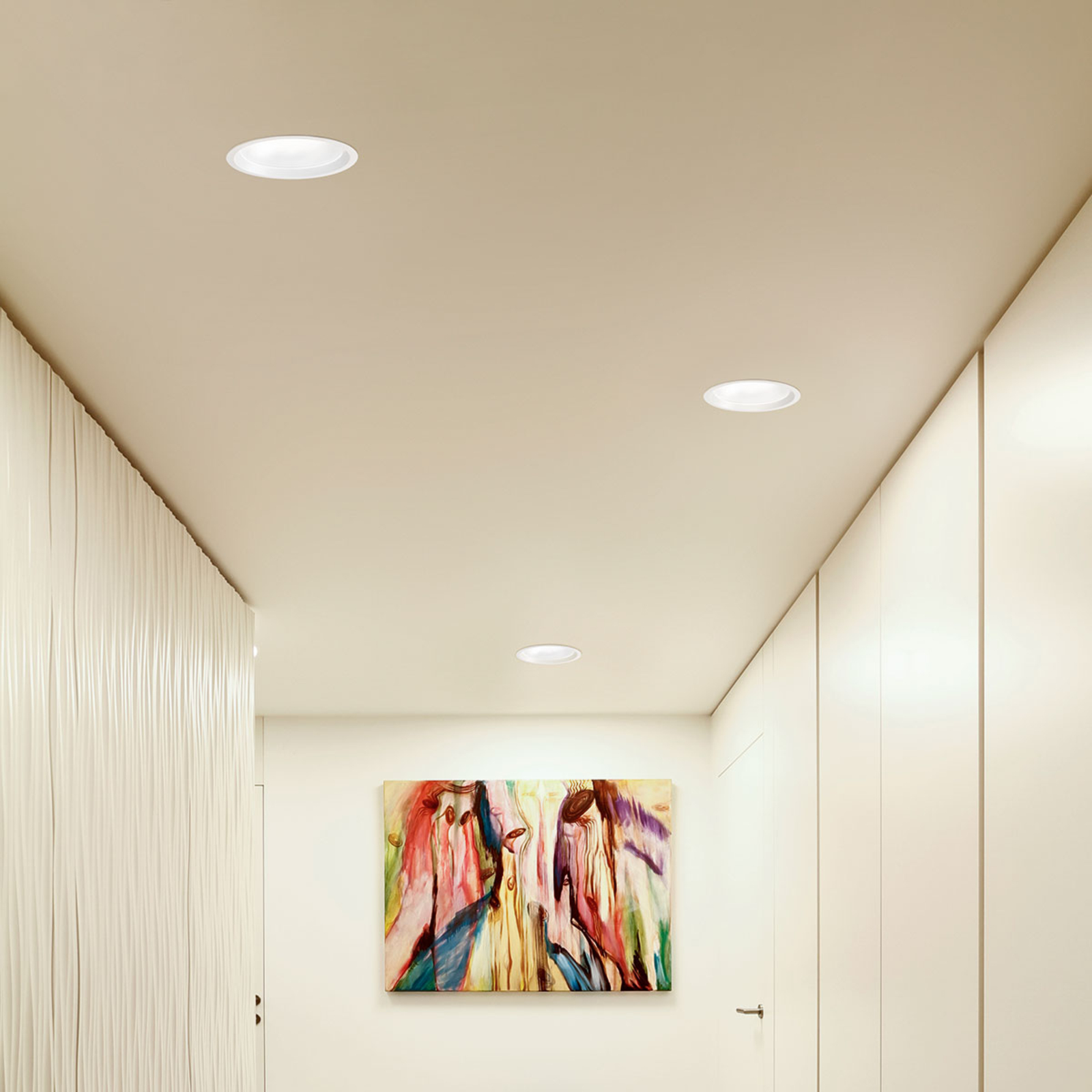 Strato 190 innfelt LED taklampe – diameter 19 cm Strato 190 innfelt LED taklampe – diameter 19 cm