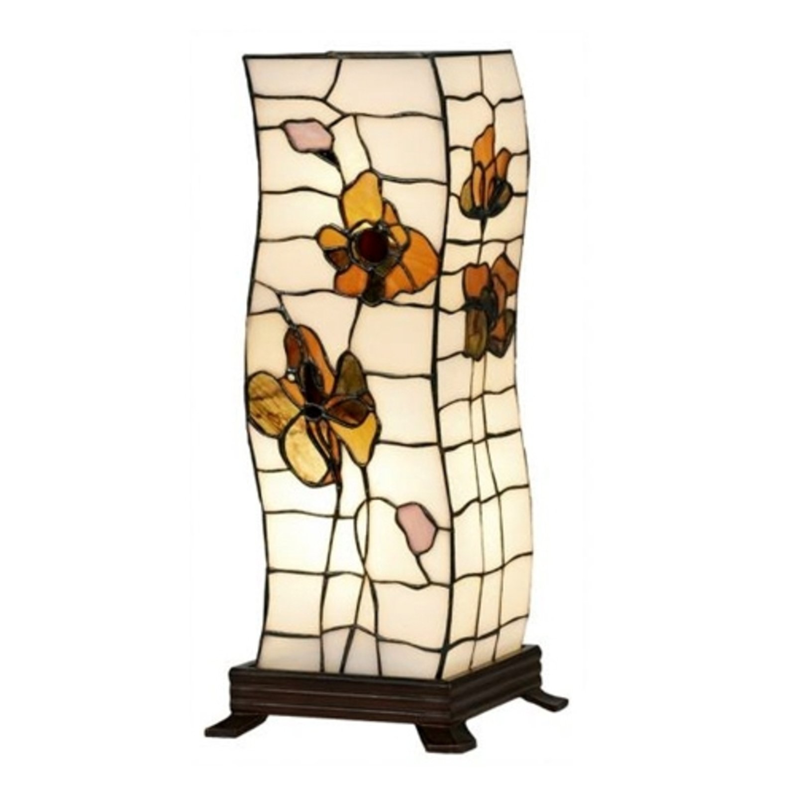 Blossom - bordlampe i Tiffany-stil