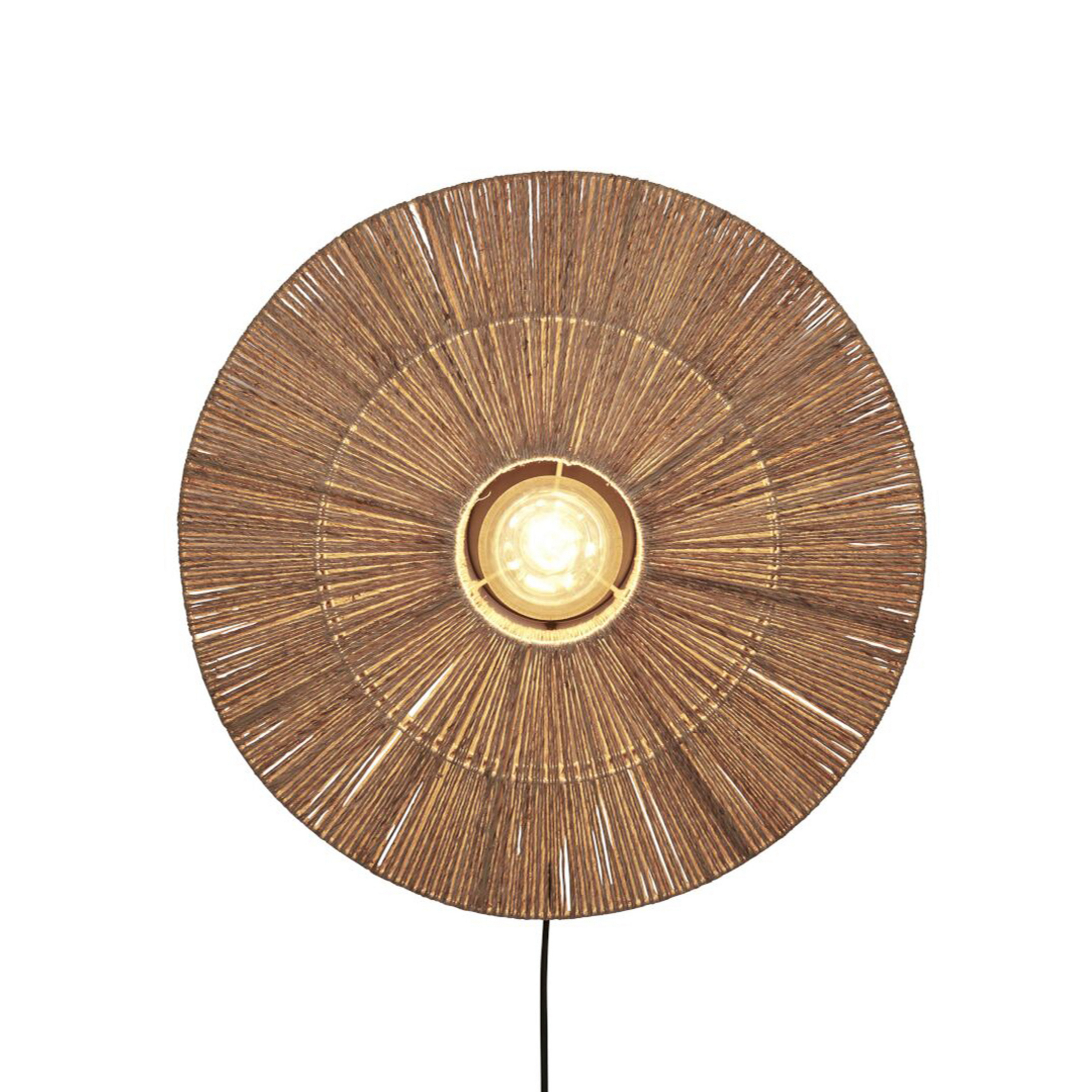 GOOD & MOJO Iguazu Wandleuchte Ø55cm natur