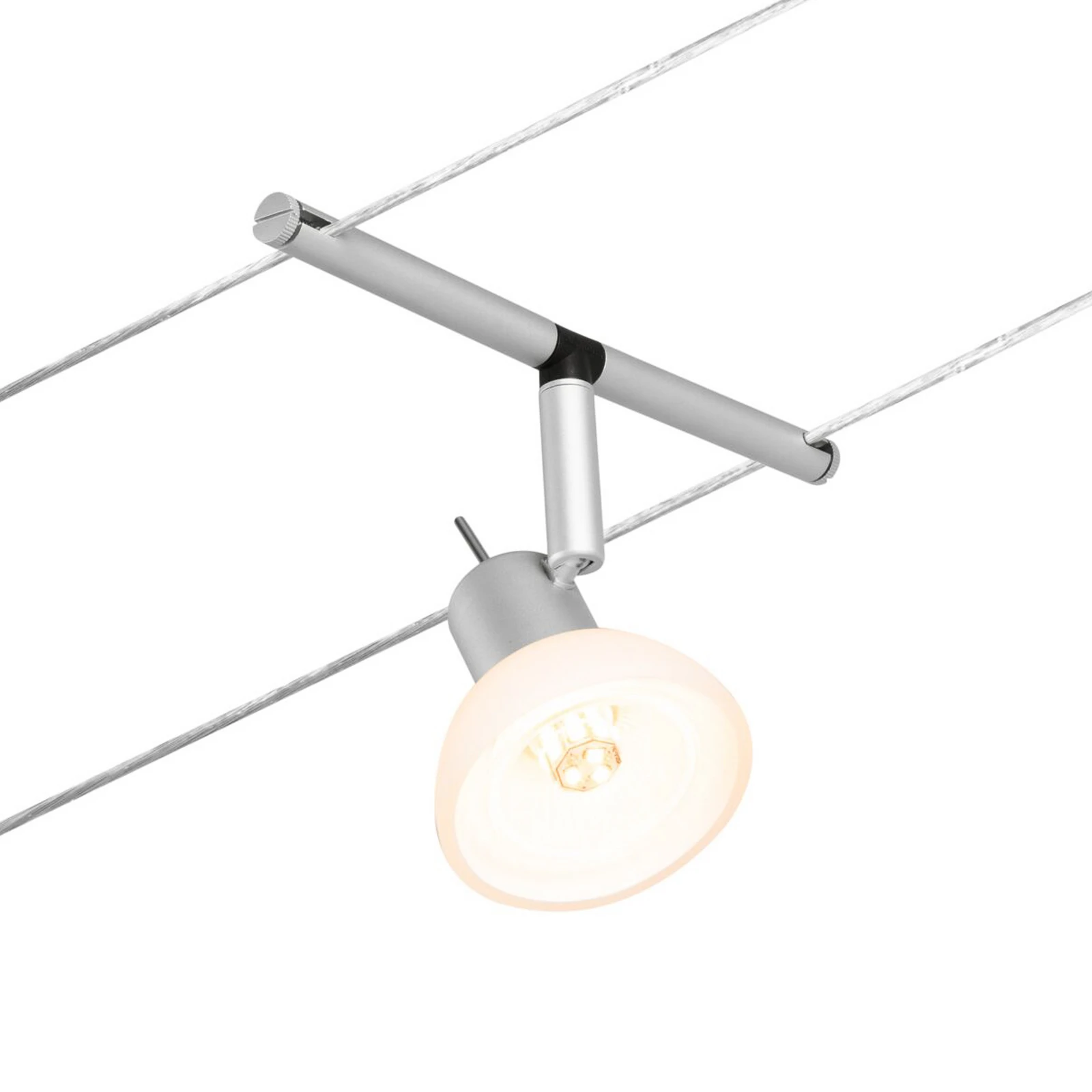 Paulmann Wire System Sheela 105 – 5x20W GU5.3, Nickel Satiniert, 230/12V, Für Einbauleuchten