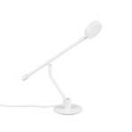 Lampe de bureau LED Manduro, blanc, métal, CCT, variateur d'intensité