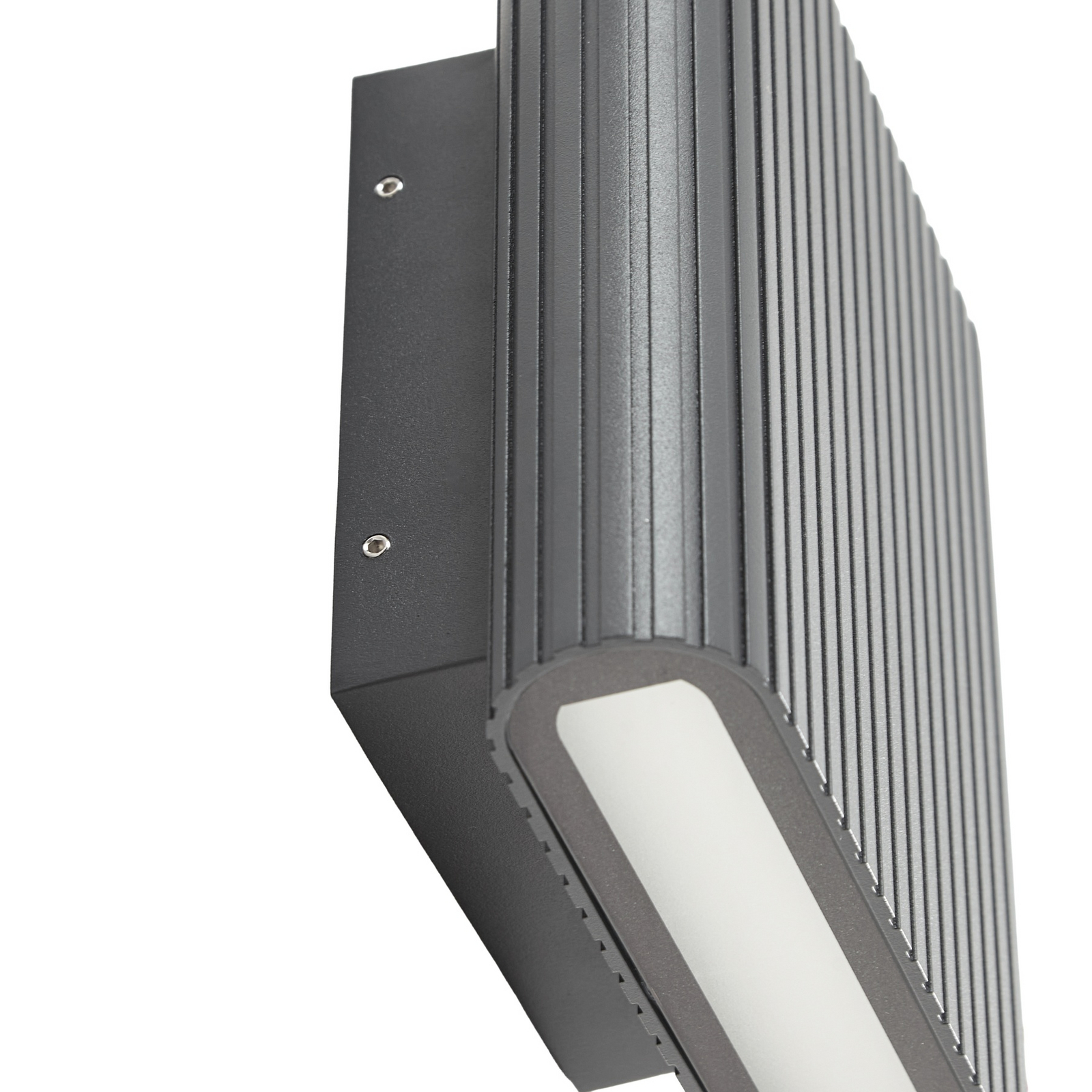 Kinkiet zewnętrzny LED Raija, antracytowy, 19 cm, CCT – Lucande