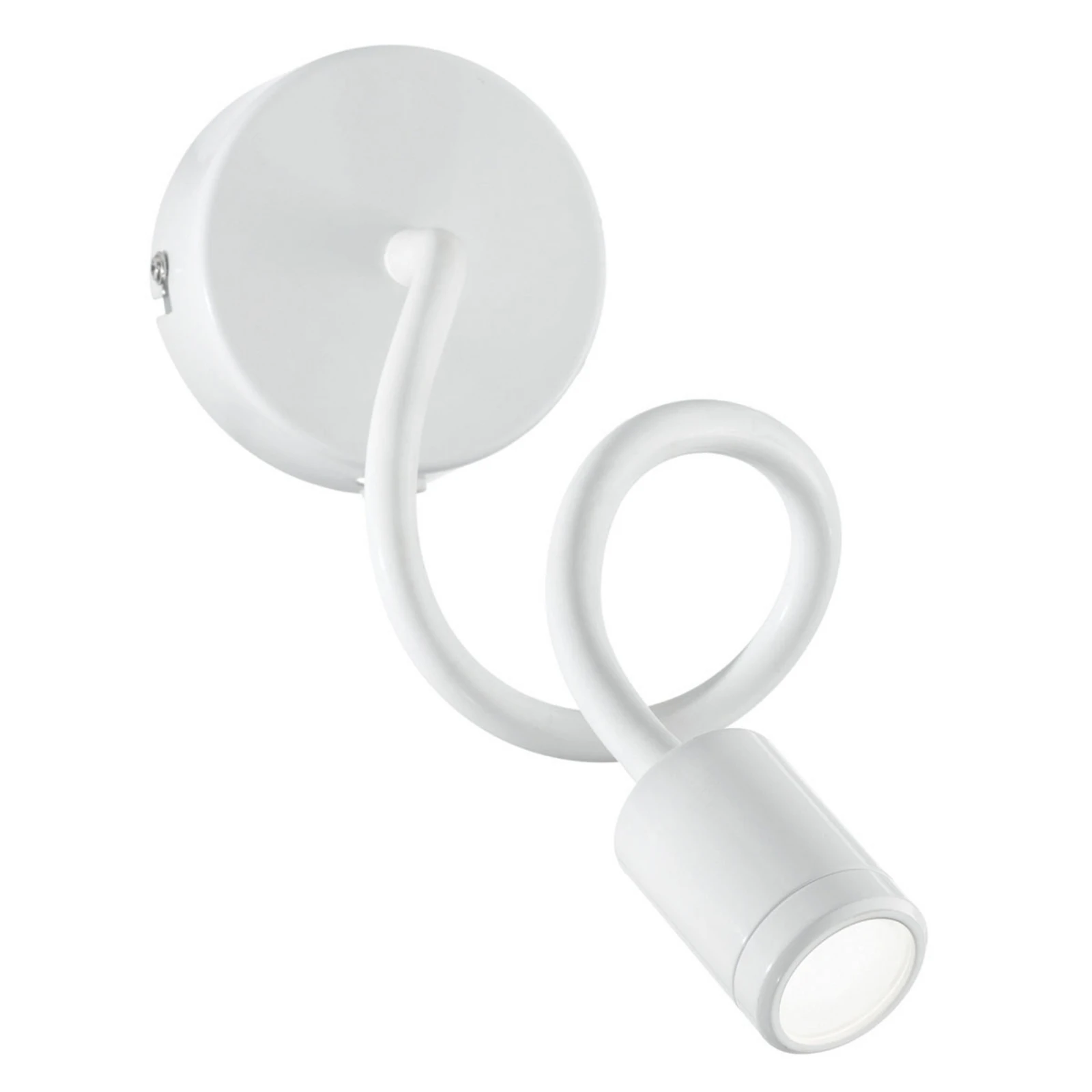 Candeeiro de parede LED flexível Focus, branco