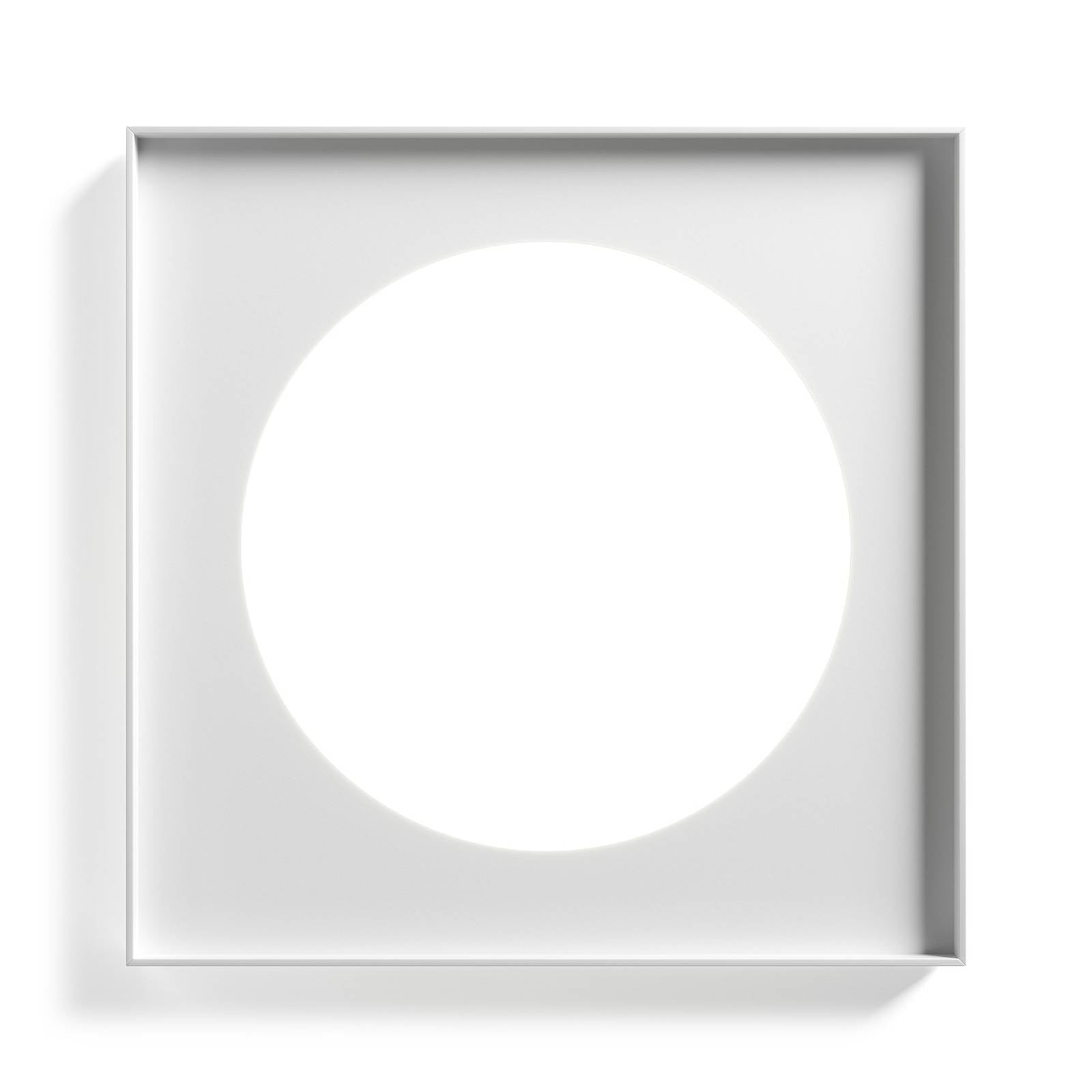 Luceplan Cassette LED-Wandlampe phase cut 90x90cm