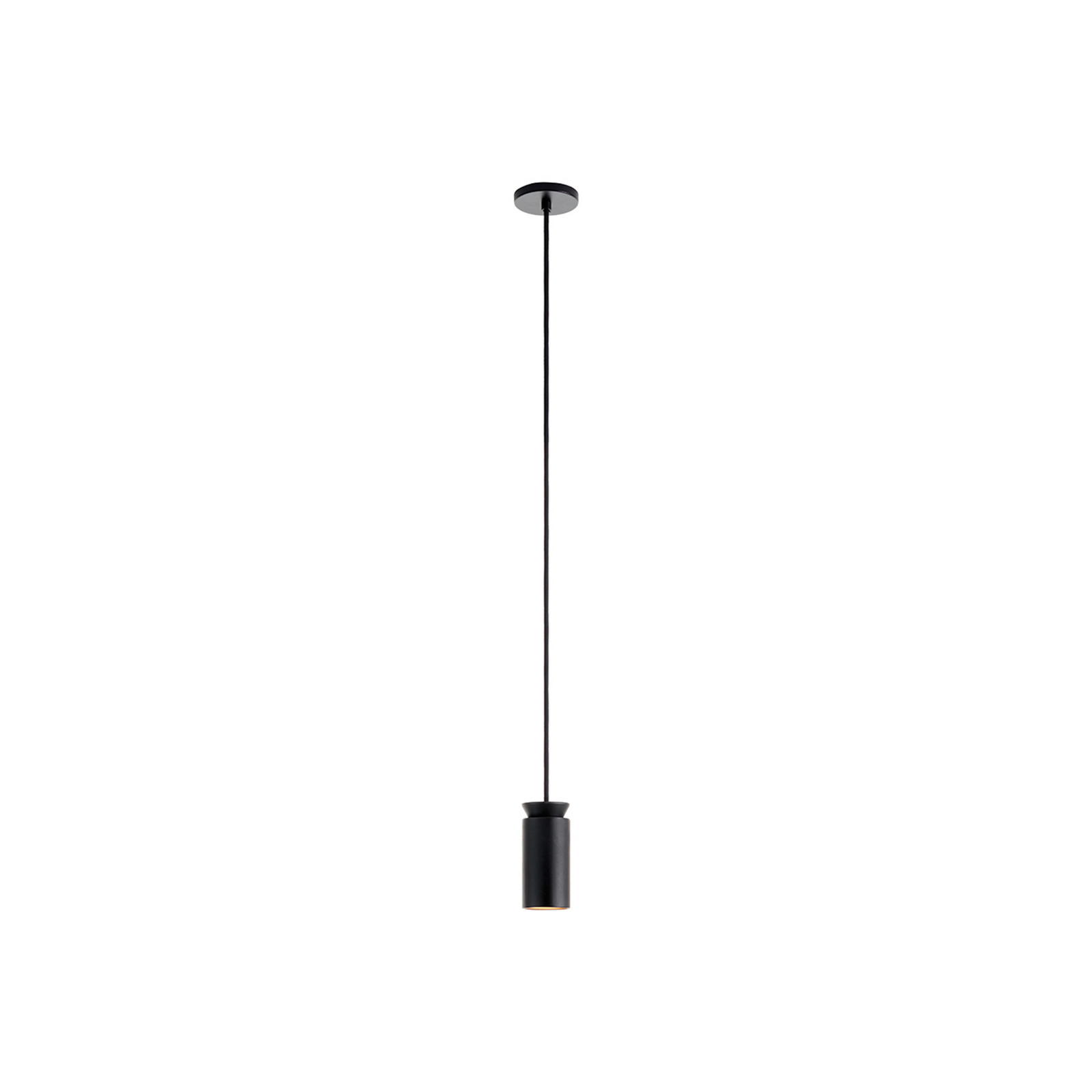 Lampă suspendată LED Triana 1 bec negru/negru