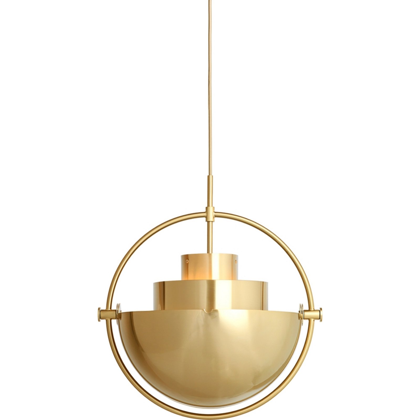 Multi-Lite Pendant ø36 Brass/Brass - GUBI