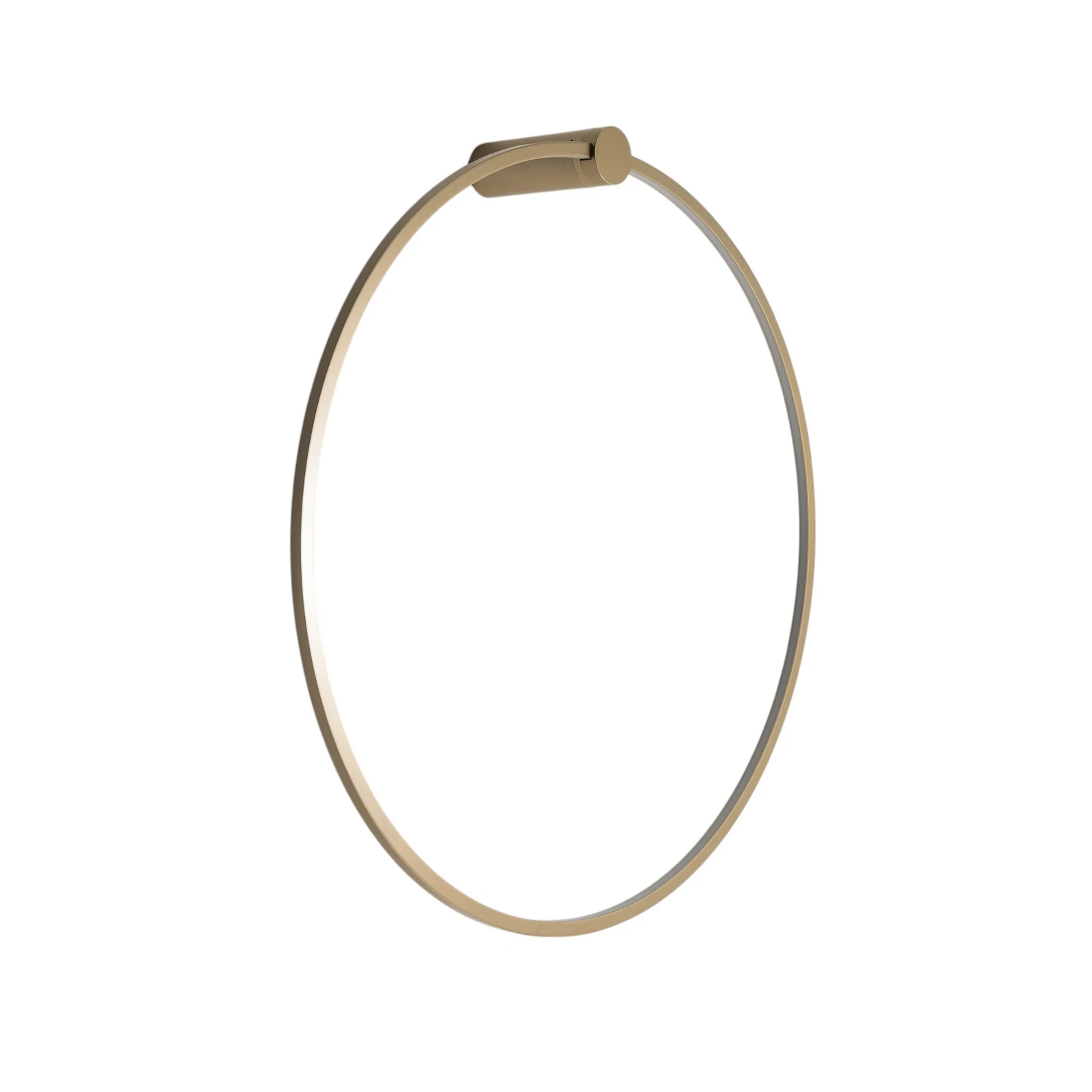 LED-Wandleuchte Saturno, gold, Ø 80 cm, Metall, 4.000 K