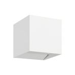 LED buiten wandlamp Calpino 3, wit, breedte 10 cm, 2-lamps.
