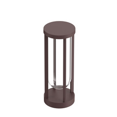 Bolardo FLOS In Vitro 1, 2.700 K 40 cm marrón oscuro