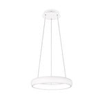 LED pendant light Cardona, Ø 46.5 cm, white, CCT, metal