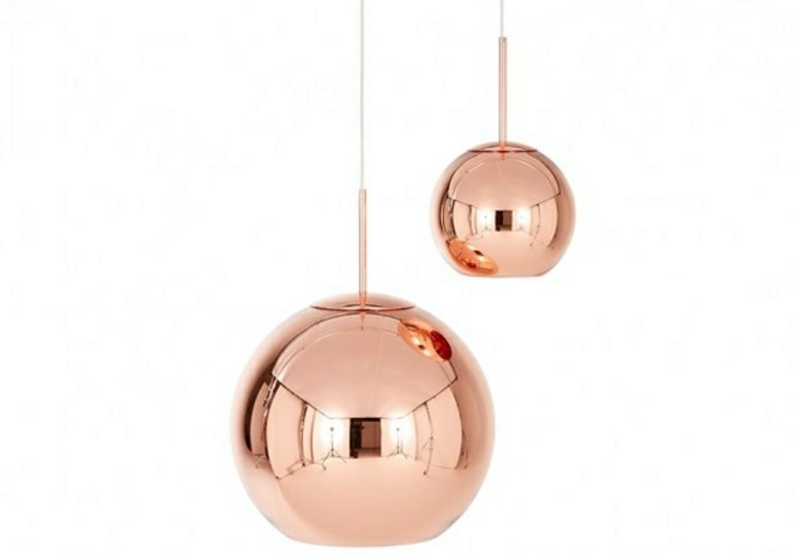 Copper Round LED Lustră Pendul Ø25 - Tom Dixon