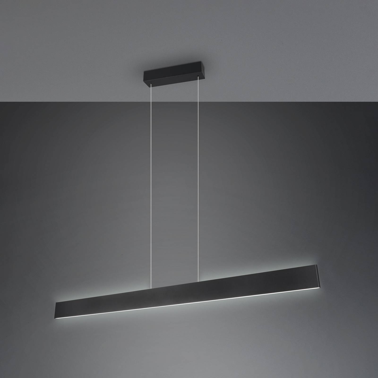 Trio Lighting Suspension LED Galway noir mat up/down CCT métal