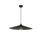 Lampada a sospensione Gatsby, kumo nero, Ø 60 cm - MARKET SET