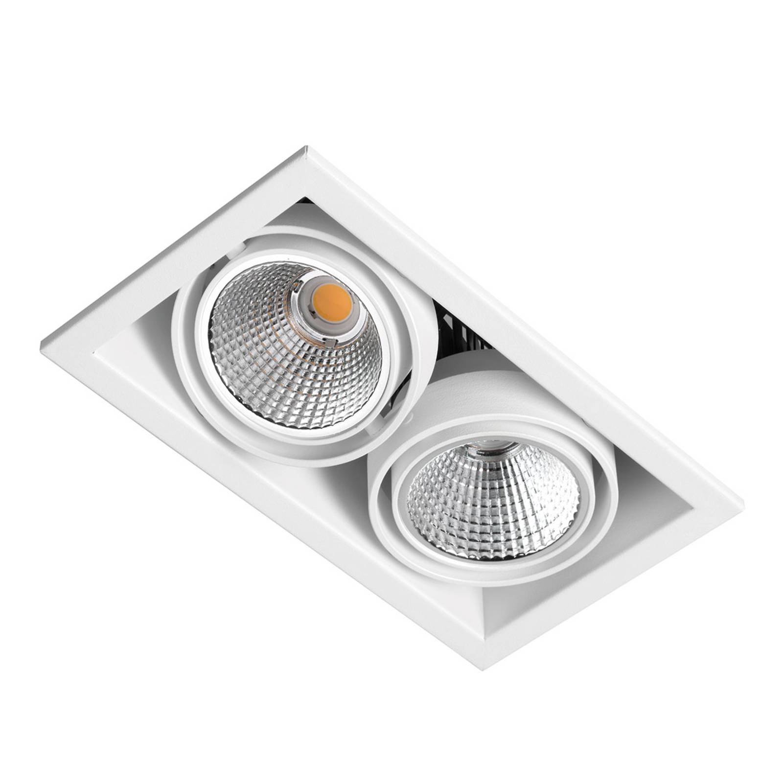 Zipar Duo Recessed LED downlight 39 W, 4,000 K
