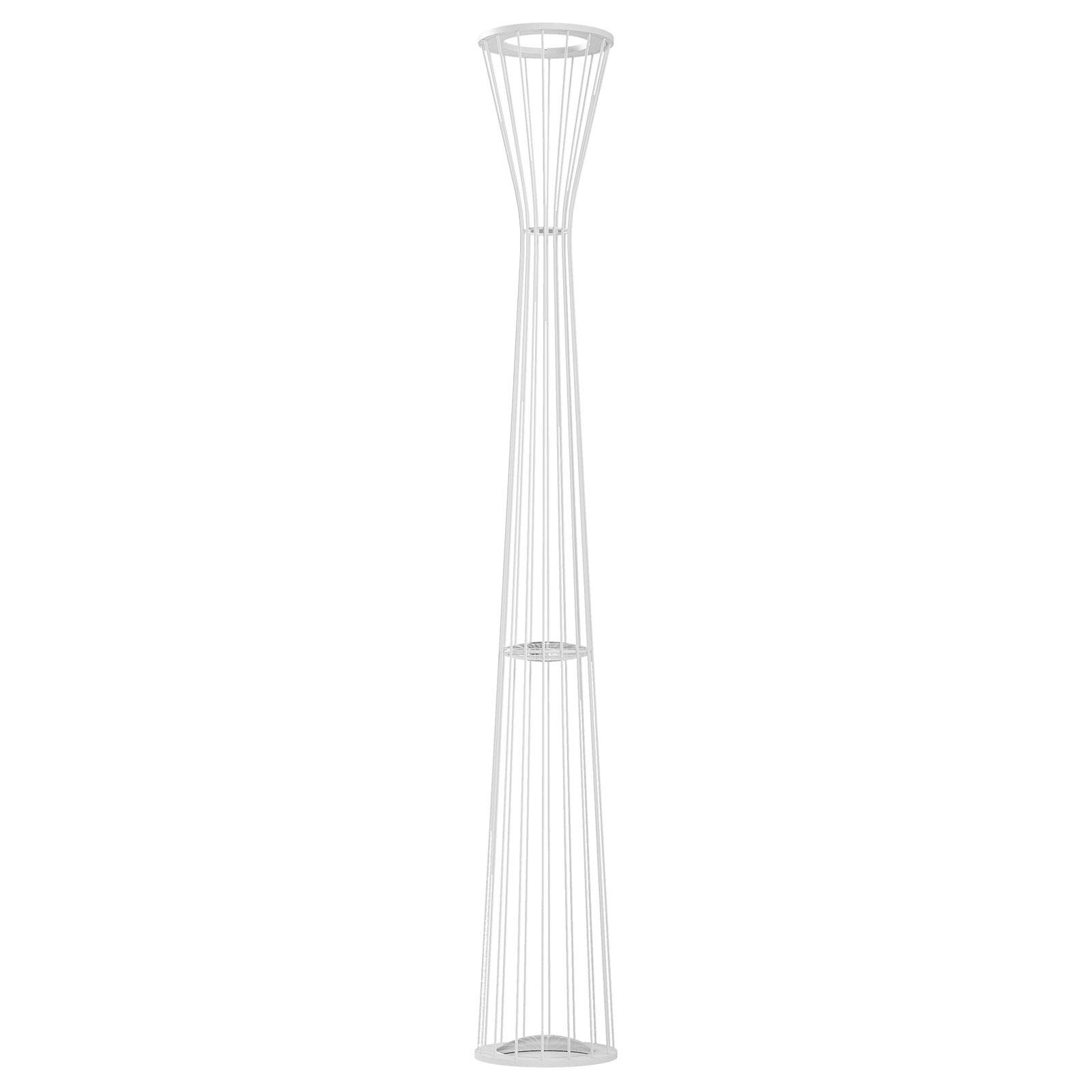 Rotaliana Lightwire F1 LED floor lamp, white, for Living / Dining Room, iron, 43 W, H: 185 cm