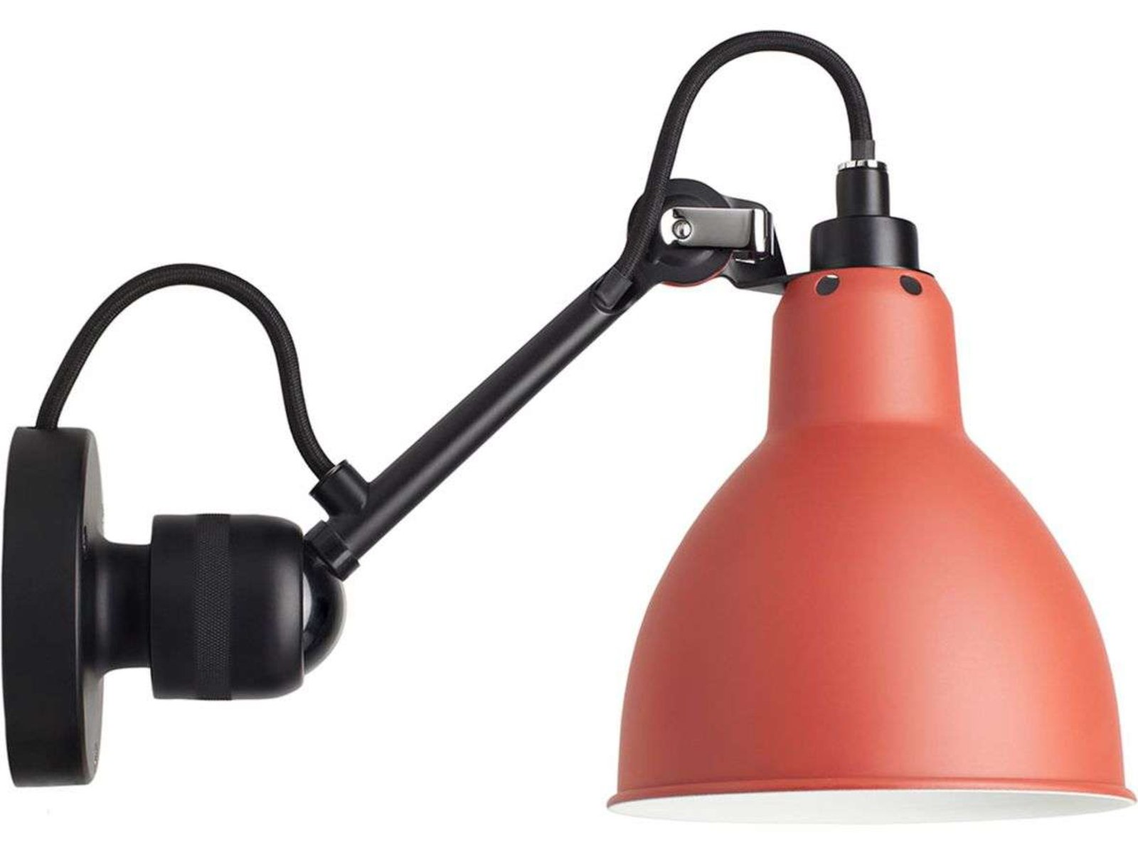 304 Vägglampa Röd - Lampe Gras