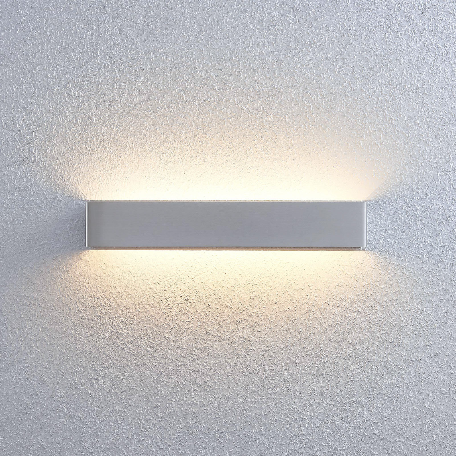 LED-Wandleuchte Lonisa, nickel, 53 cm