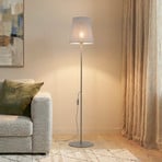 Stehlampe Elizabeth, sand/beige, Leinen, 152 cm hoch, E27