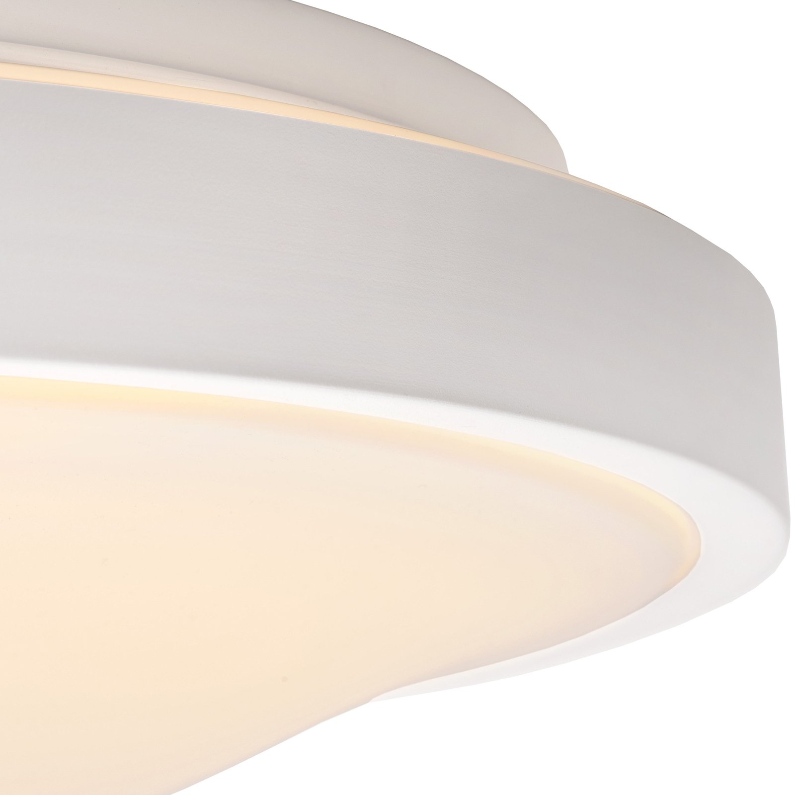 Dasher LED ceiling light, white, Ø 41 cm, 2700 K, IP44