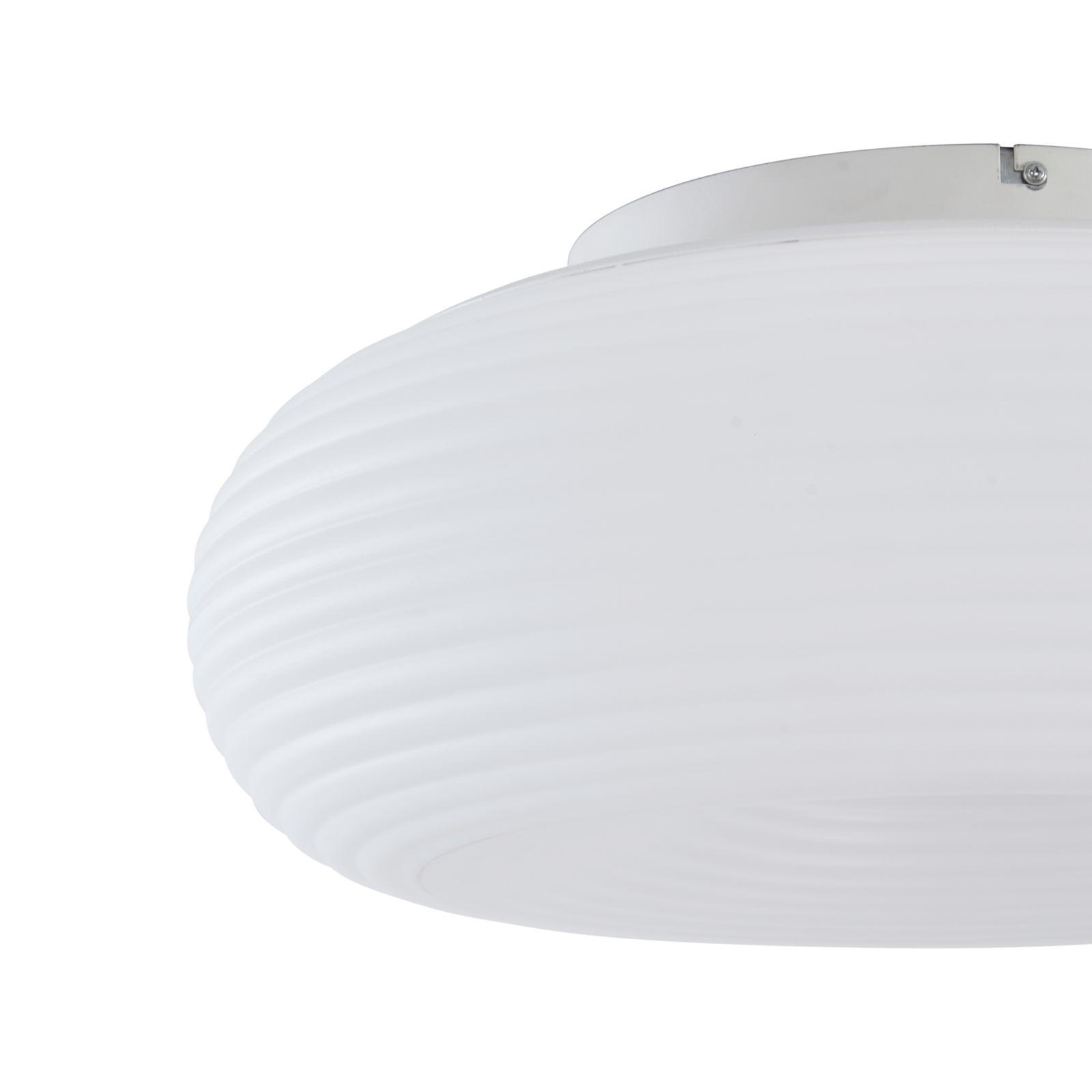 Lucande Smart Plafonnier LED Bolti, blanc, RGBW, CCT, Tuya