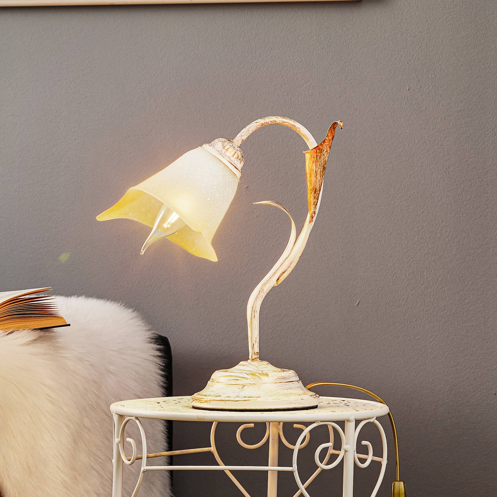 Euluna Table Lamp - Living / Dining Room - Florentine - Cream