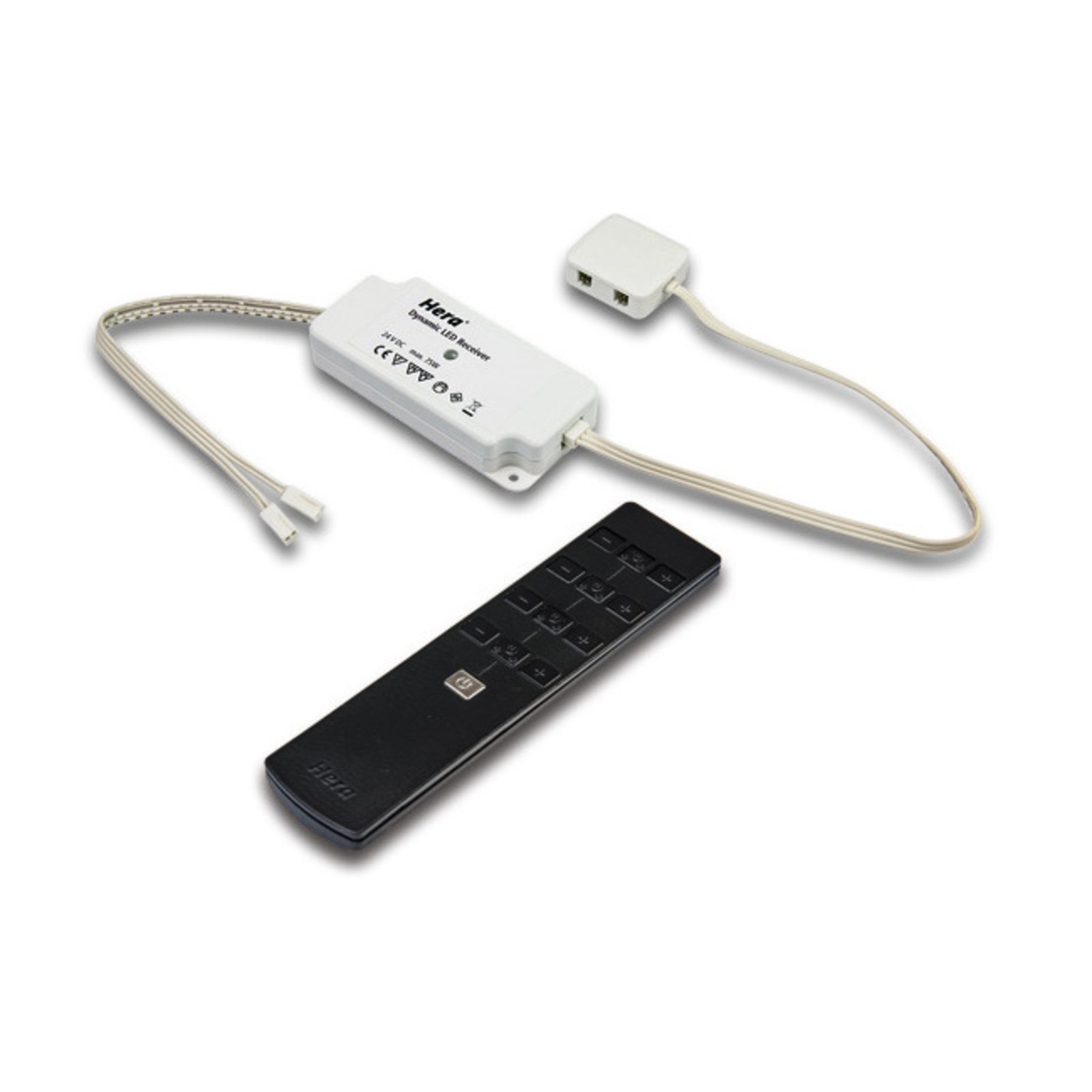 HERA Dynamic Controller 4-channel radio remote control, plastic, L: 16 cm, W: 4 cm, H: 0.8 cm