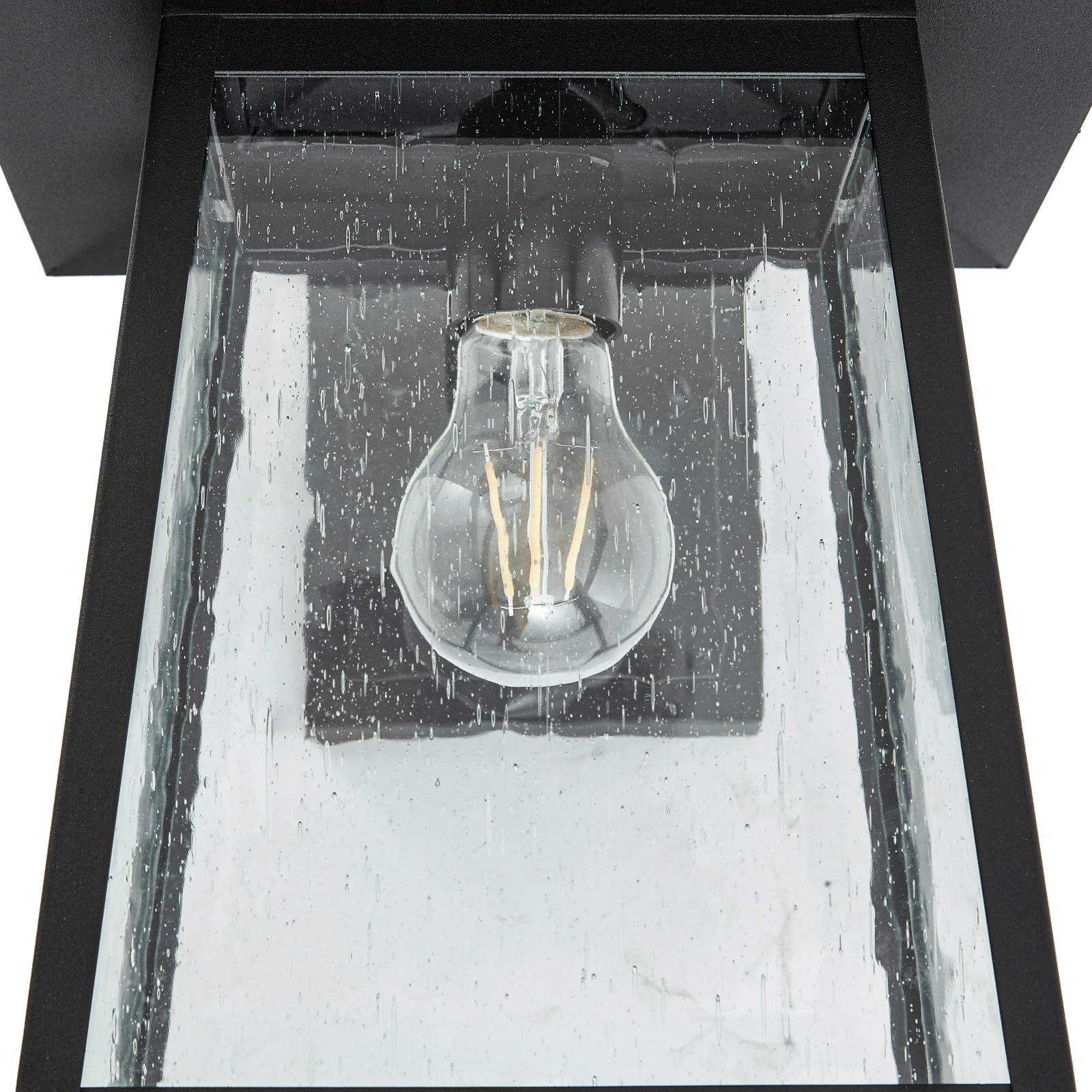 Lucande ulkoseinävalaisin Xavon, musta, lyhty, E27, IP44 Lucande ulkoseinävalaisin Xavon, musta, lyhty, E27, IP44