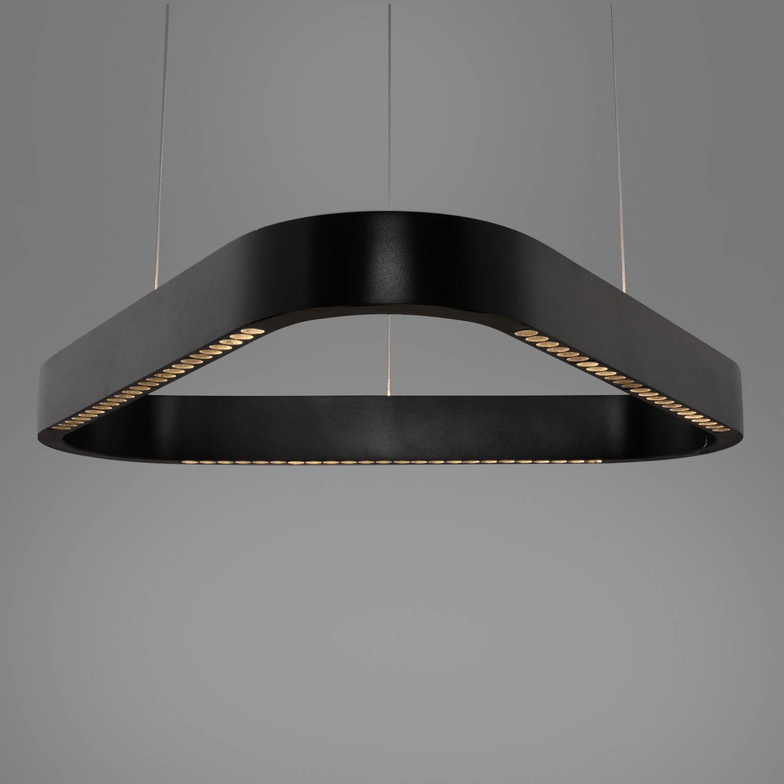 Paul Neuhaus lampa wisząca LED Q-Stretto, czarna, 60 cm