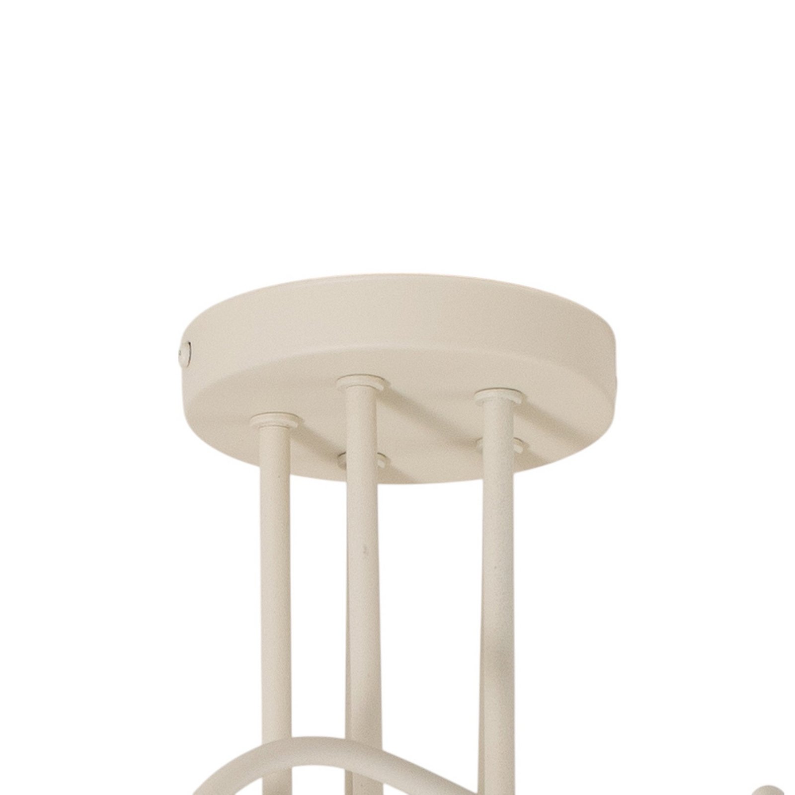 Deckenleuchte Oxford, sand, Ø 47 cm, Metall, 5-flammig, E27