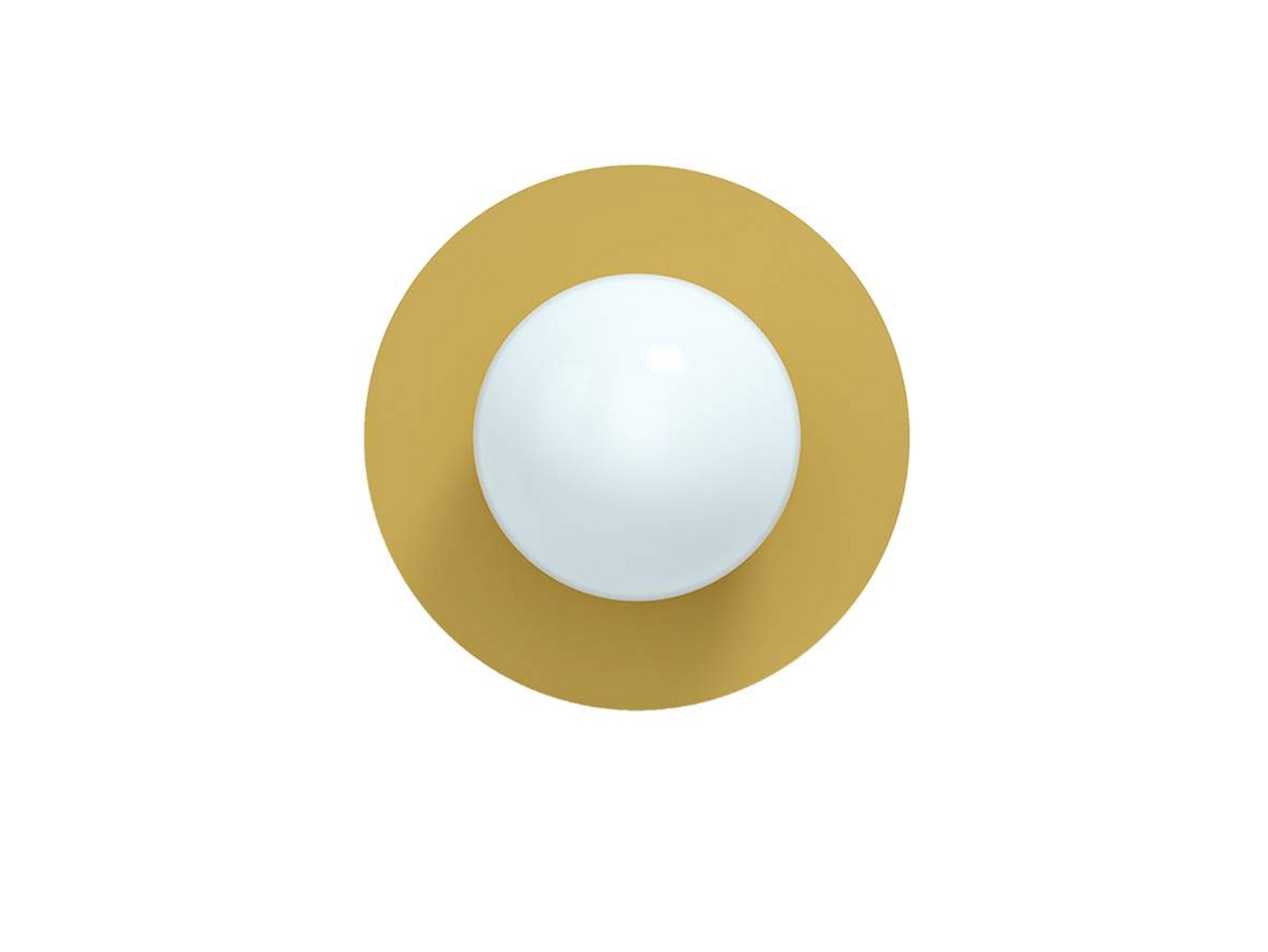 Candy Big Circle 360 L Wandleuchte, gelb - Swedish Ninja